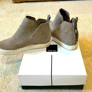 Dolce Vita Gray High-Top Sneakers